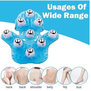 Handheld Massage Ball for Muscle Pain Relief Palm Shaped Massage Roller Balls